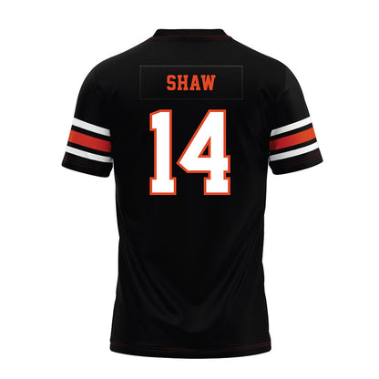 Oregon State - NCAA Football : Kord Shaw - Black Premium Football Jersey-1