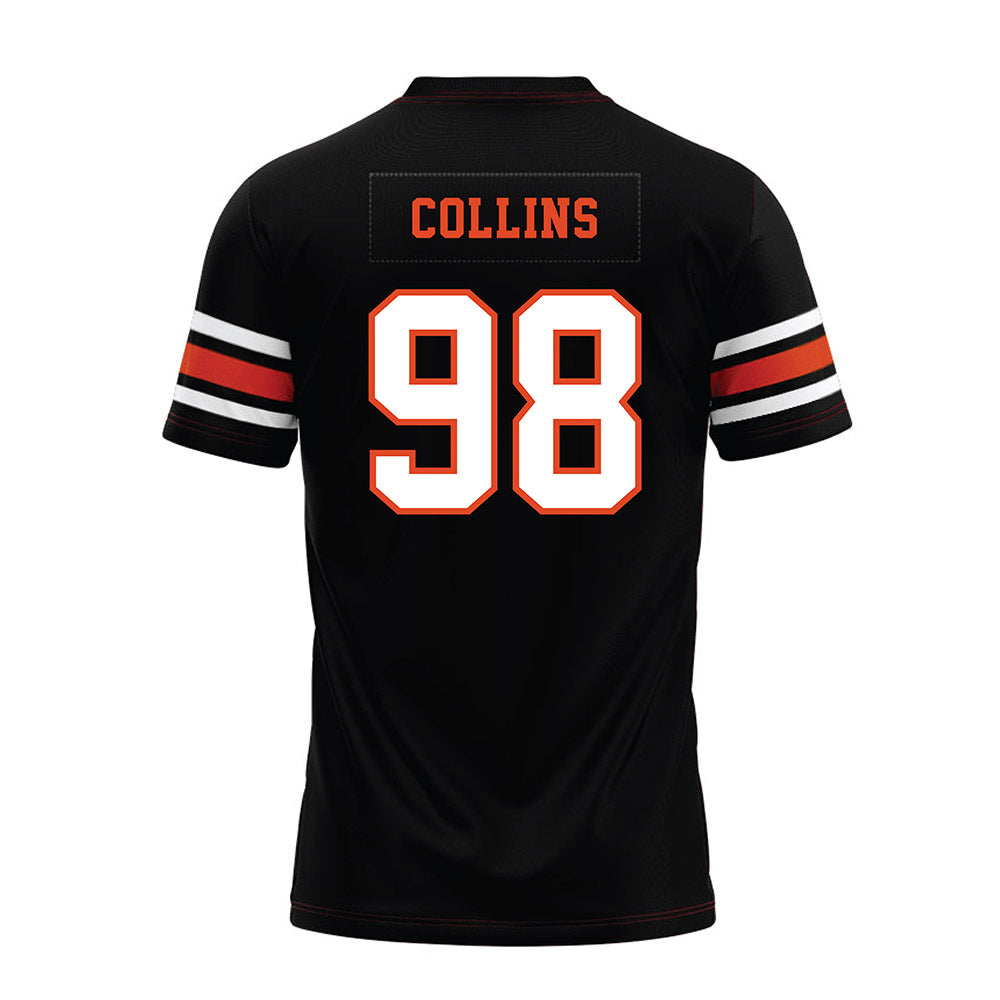 Oregon State - NCAA Football : Thomas Collins - Black Premium Football Jersey-1