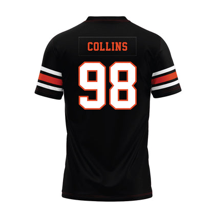 Oregon State - NCAA Football : Thomas Collins - Black Premium Football Jersey-1