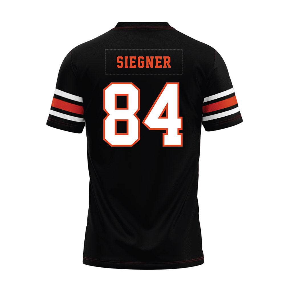 Oregon State - NCAA Football : Cody Siegner - Black Premium Football Jersey-1