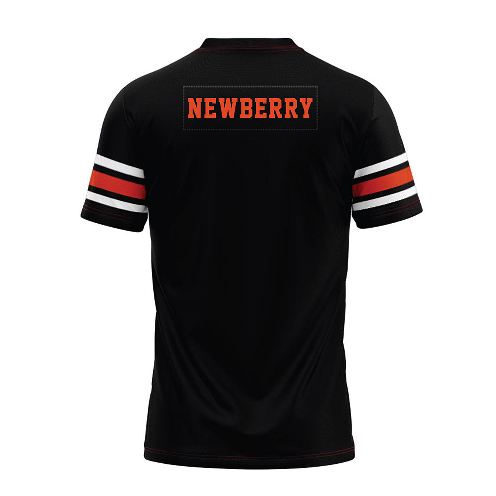 Oregon State - NCAA Football : AJ Newberry - Black Premium Football Jersey-1