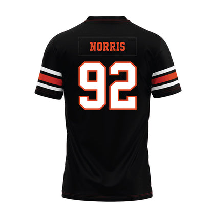 Oregon State - NCAA Football : Nick Norris - Black Premium Football Jersey-1