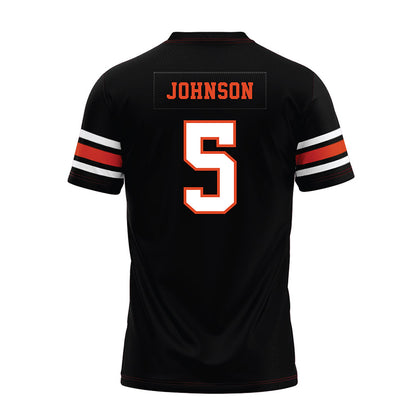 Oregon State - NCAA Football : Gabarri Johnson - Black Premium Football Jersey-1