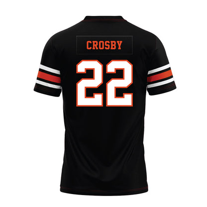 Oregon State - NCAA Football : Marquis Crosby - Black Premium Football Jersey-1