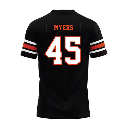 Oregon State - NCAA Football : Jesse Myers - Black Premium Football Jersey-1