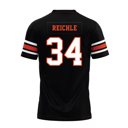 Oregon State - NCAA Football : Jake Reichle - Black Premium Football Jersey-1