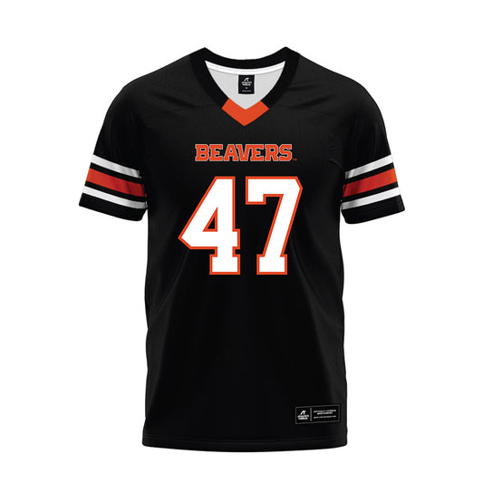 Oregon State - NCAA Football : Tyree Blake - Black Premium Football Jersey-0