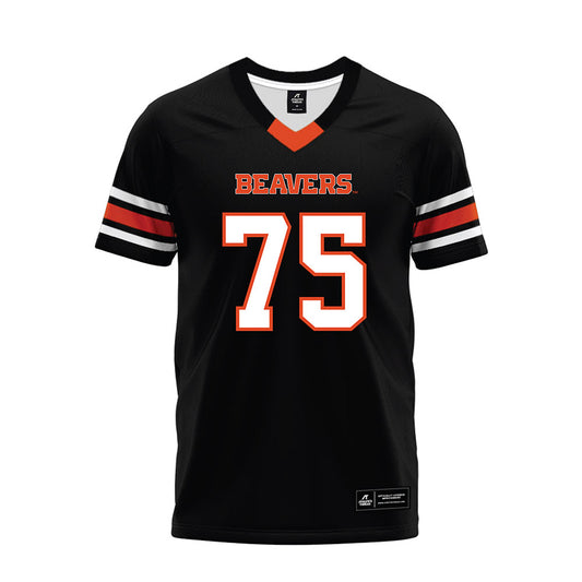 Oregon State - NCAA Football : William Larkins - Black Premium Football Jersey-0
