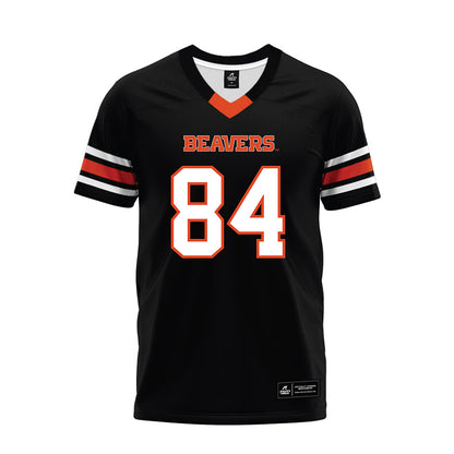 Oregon State - NCAA Football : Cody Siegner - Black Premium Football Jersey-0