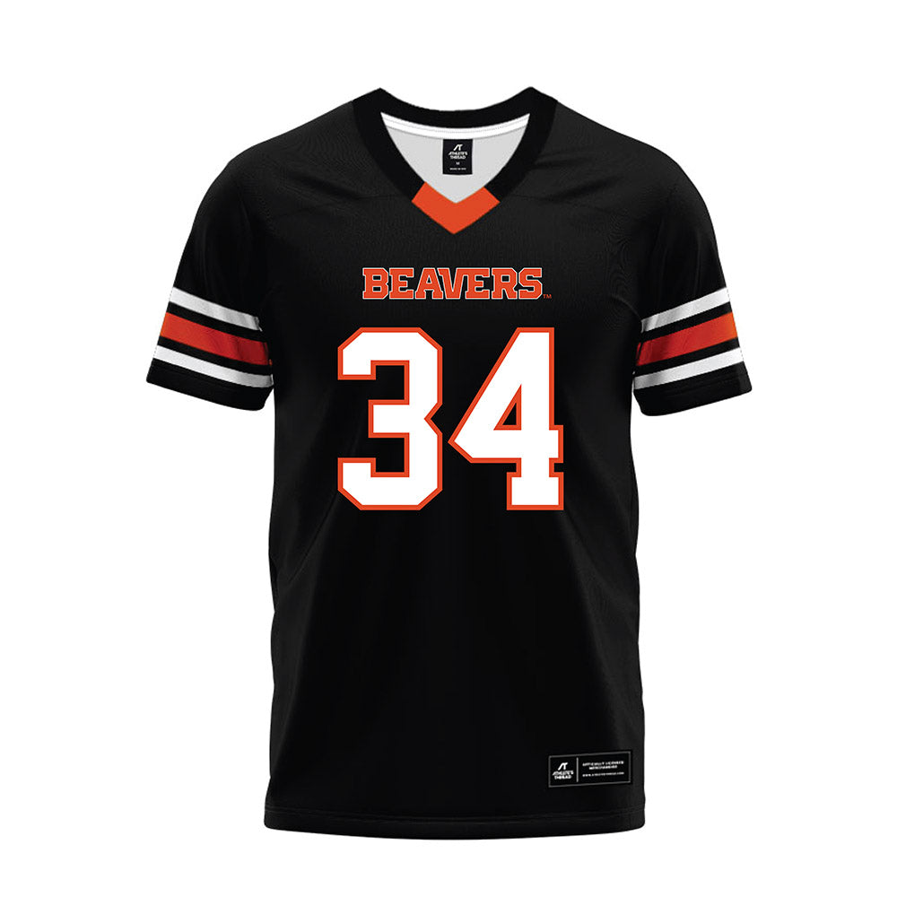 Oregon State - NCAA Football : Sean Craig - Black Premium Football Jersey-0
