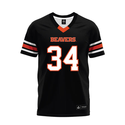 Oregon State - NCAA Football : Sean Craig - Black Premium Football Jersey-0