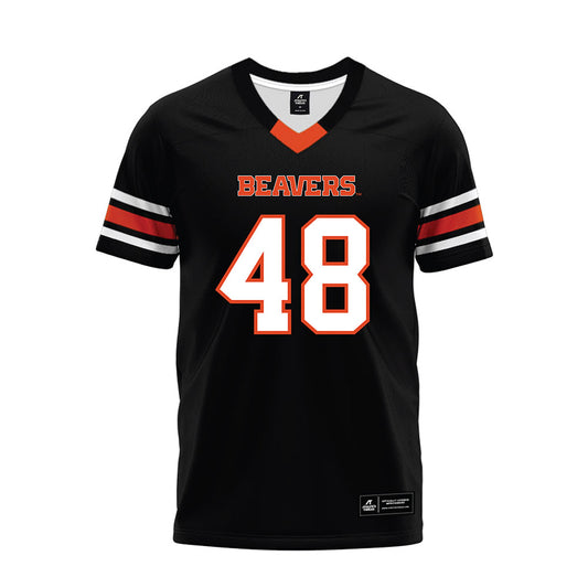 Oregon State - NCAA Football : Dylan Black - Black Premium Football Jersey-0