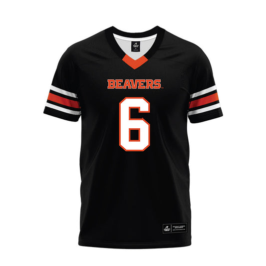 Oregon State - NCAA Football : Jaheim Patterson - Black Premium Football Jersey-0