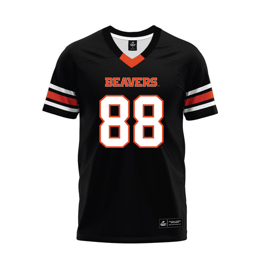 Oregon State - NCAA Football : Riley Williams - Black Premium Football Jersey-0