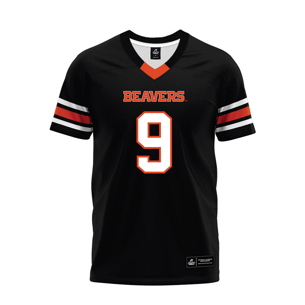 Oregon State - NCAA Football : Jamai East - Black Premium Football Jersey-0