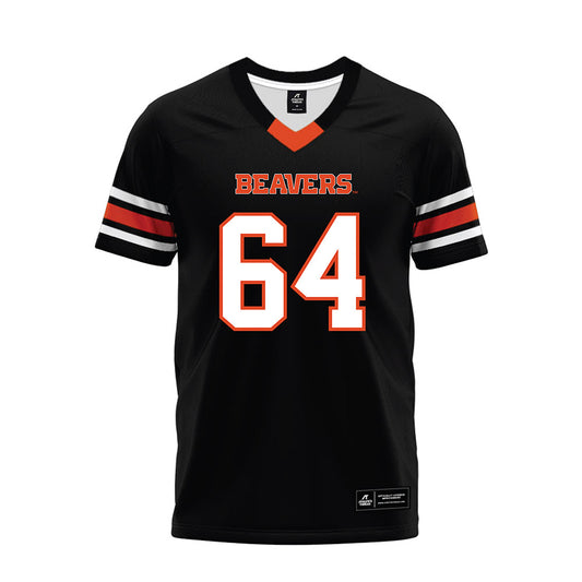 Oregon State - NCAA Football : Ryan Berger - Black Premium Football Jersey-0