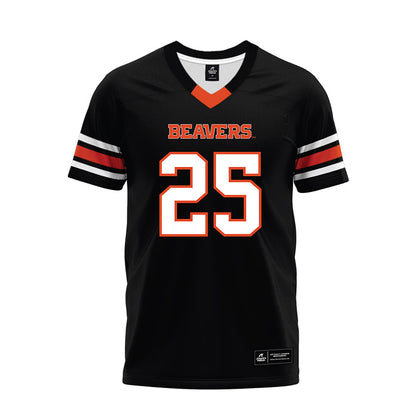 Oregon State - NCAA Football : Nikko Taylor - Black Premium Football Jersey-0