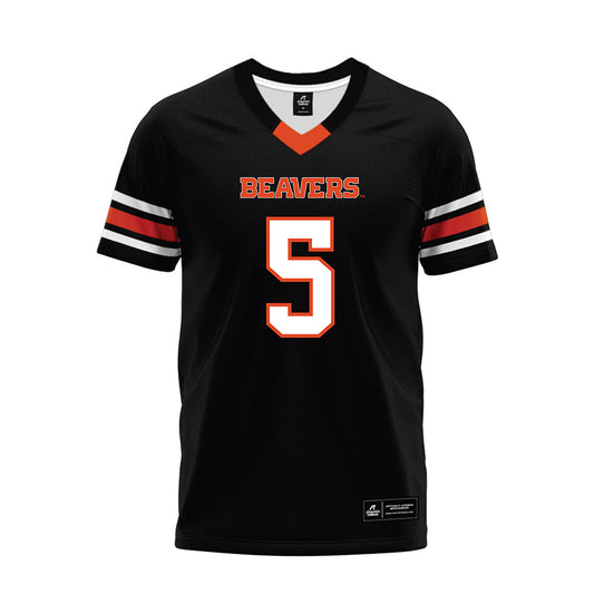 Oregon State - NCAA Football : Gabarri Johnson - Black Premium Football Jersey-0