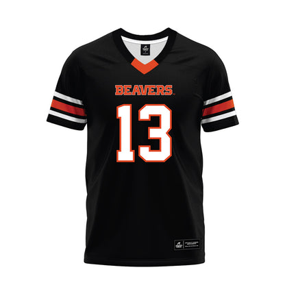 Oregon State - NCAA Football : Shamar Meikle - Black Premium Football Jersey-0