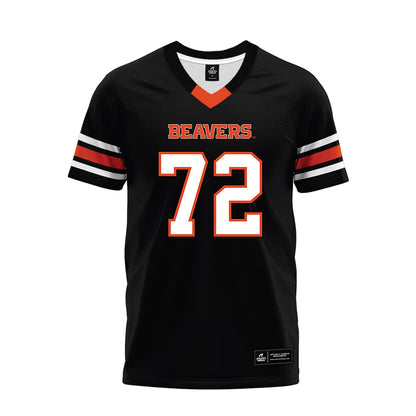 Oregon State - NCAA Football : Noah Thomas - Black Premium Football Jersey-0