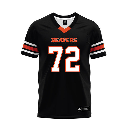Oregon State - NCAA Football : Noah Thomas - Black Premium Football Jersey-0