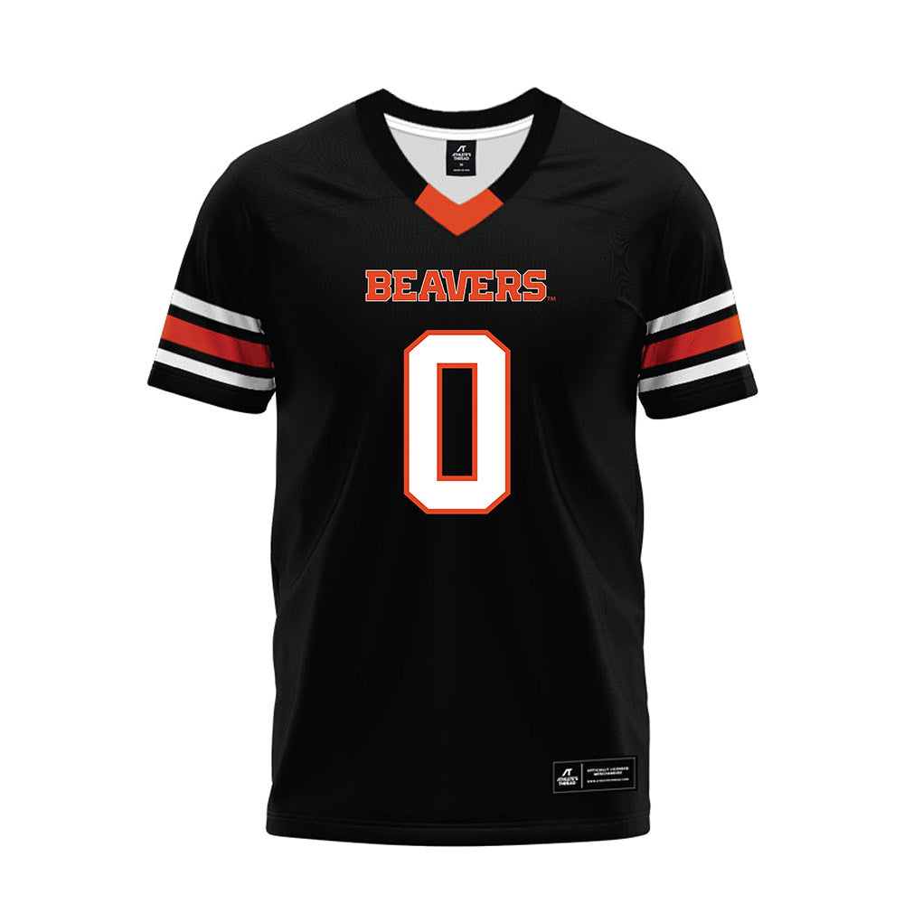 Oregon State - NCAA Football : Anthony Hankerson - Black Premium Football Jersey-0