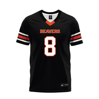 Oregon State - NCAA Football : Bryce Caufield - Black Premium Football Jersey-0