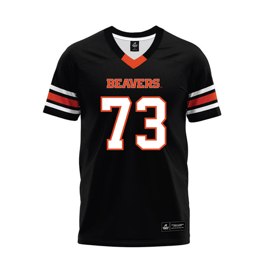 Oregon State - NCAA Football : Tyler Morano - Black Premium Football Jersey-0