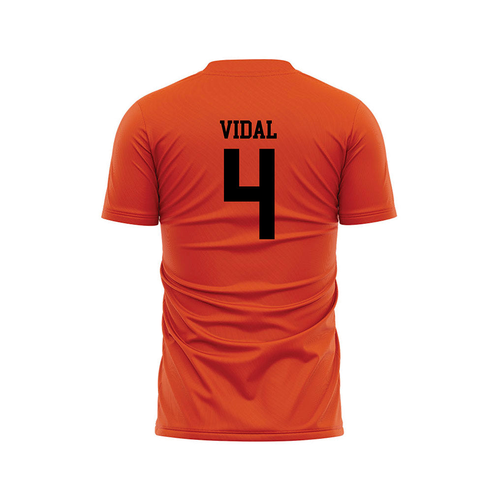 Oregon State - NCAA Men's Soccer : Oriol Vidal - Orange Soccer Jersey-1