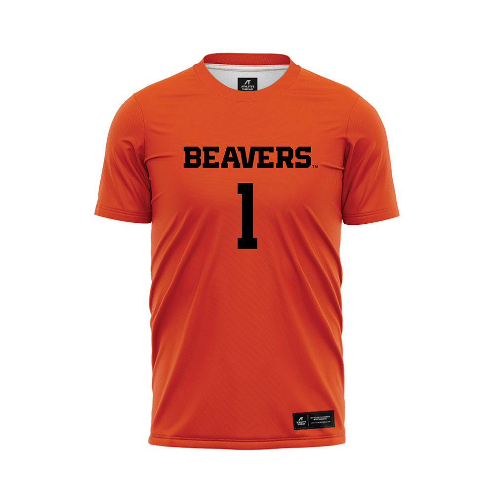 Oregon State - NCAA Men's Soccer : John Nicolson - Orange Soccer Jersey-0