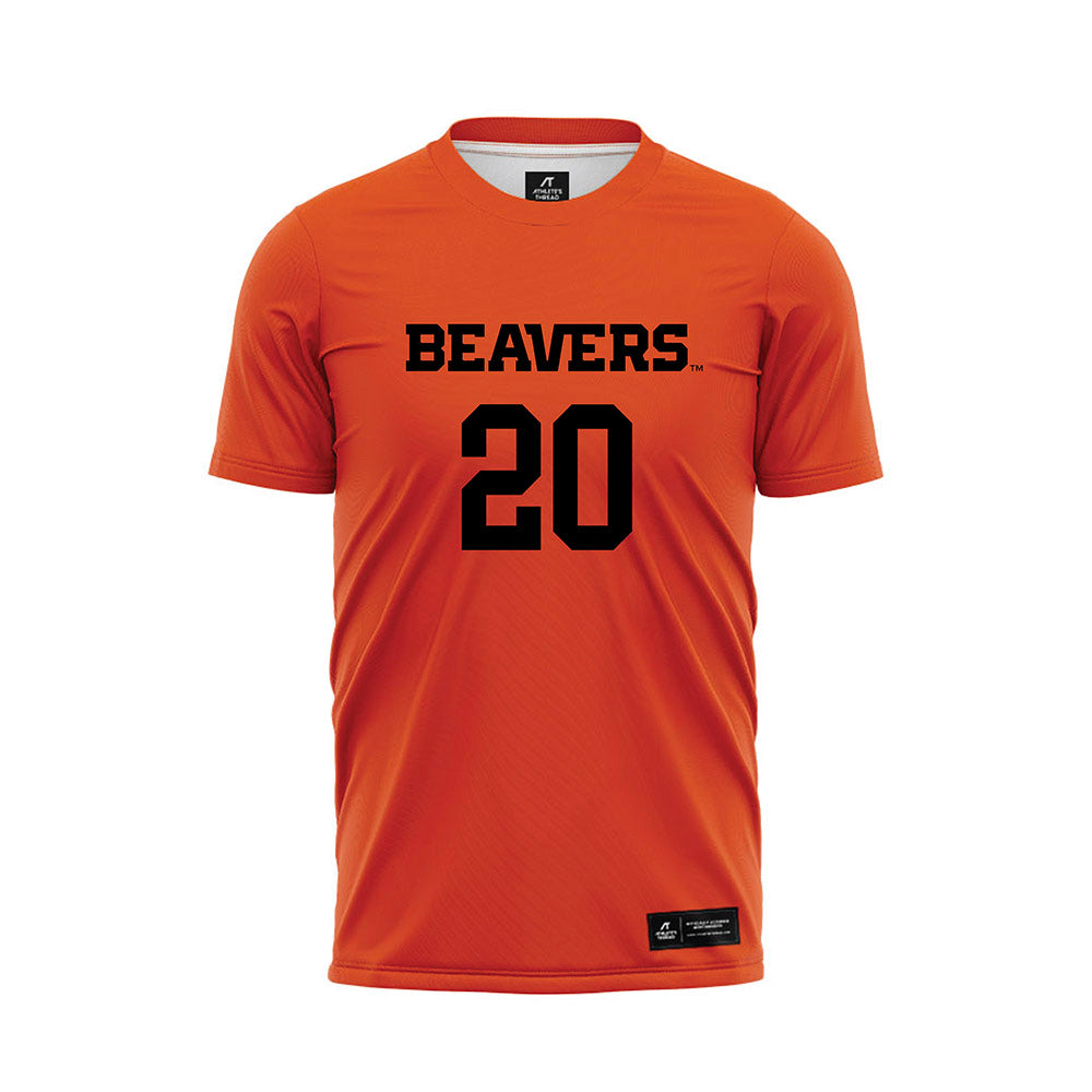 Oregon State - NCAA Men's Soccer : Joseph Ogwang - Orange Soccer Jersey-0