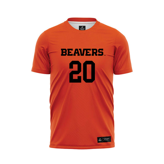 Oregon State - NCAA Men's Soccer : Joseph Ogwang - Orange Soccer Jersey-0