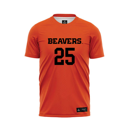 Oregon State - NCAA Men's Soccer : Sava Catlett - Orange Soccer Jersey-0