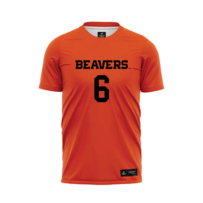 Oregon State - NCAA Men's Soccer : Jacob Zapien - Orange Soccer Jersey-0