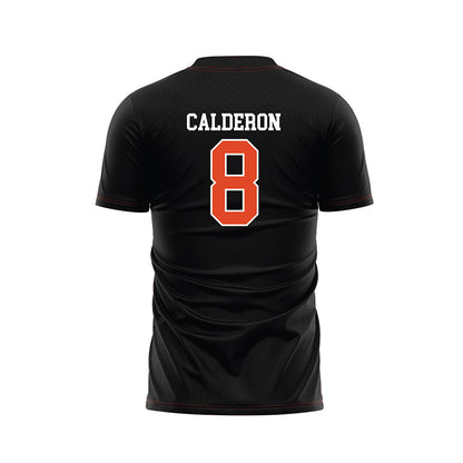 Oregon State - NCAA Women's Soccer : Isa Calderon - Black Soccer Jersey-1