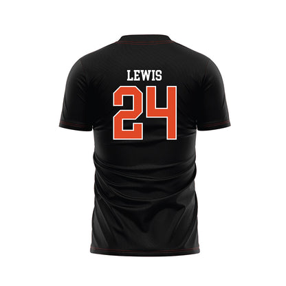 Oregon State - NCAA Women's Soccer : Nathalie Lewis - Black Soccer Jersey-1