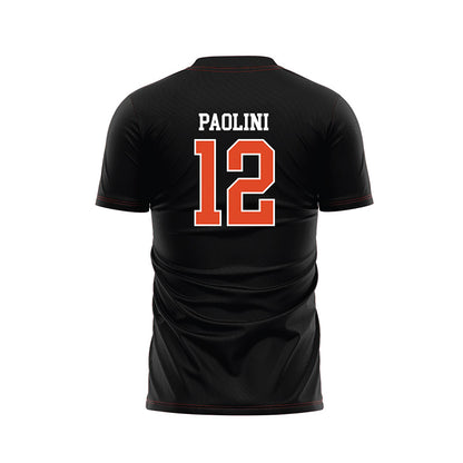 Oregon State - NCAA Women's Soccer : Madison Paolini - Black Soccer Jersey-1