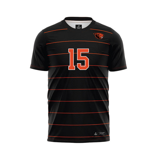 Oregon State - NCAA Women's Soccer : Carly Carraher - Black Soccer Jersey-0