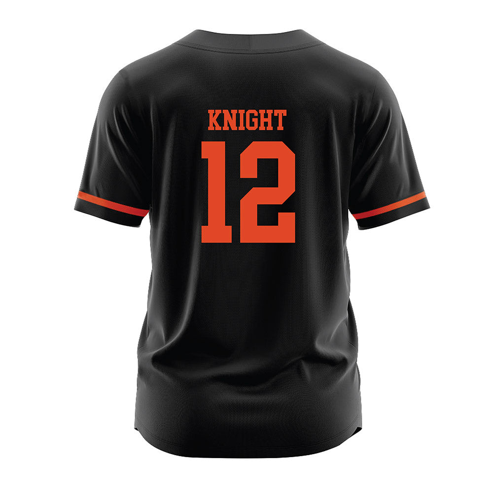 Oregon State - NCAA Softball : Camryn Knight - Black Jersey-1