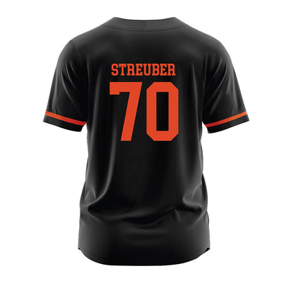 Oregon State - NCAA Softball : Amelia Streuber - Black Jersey-1