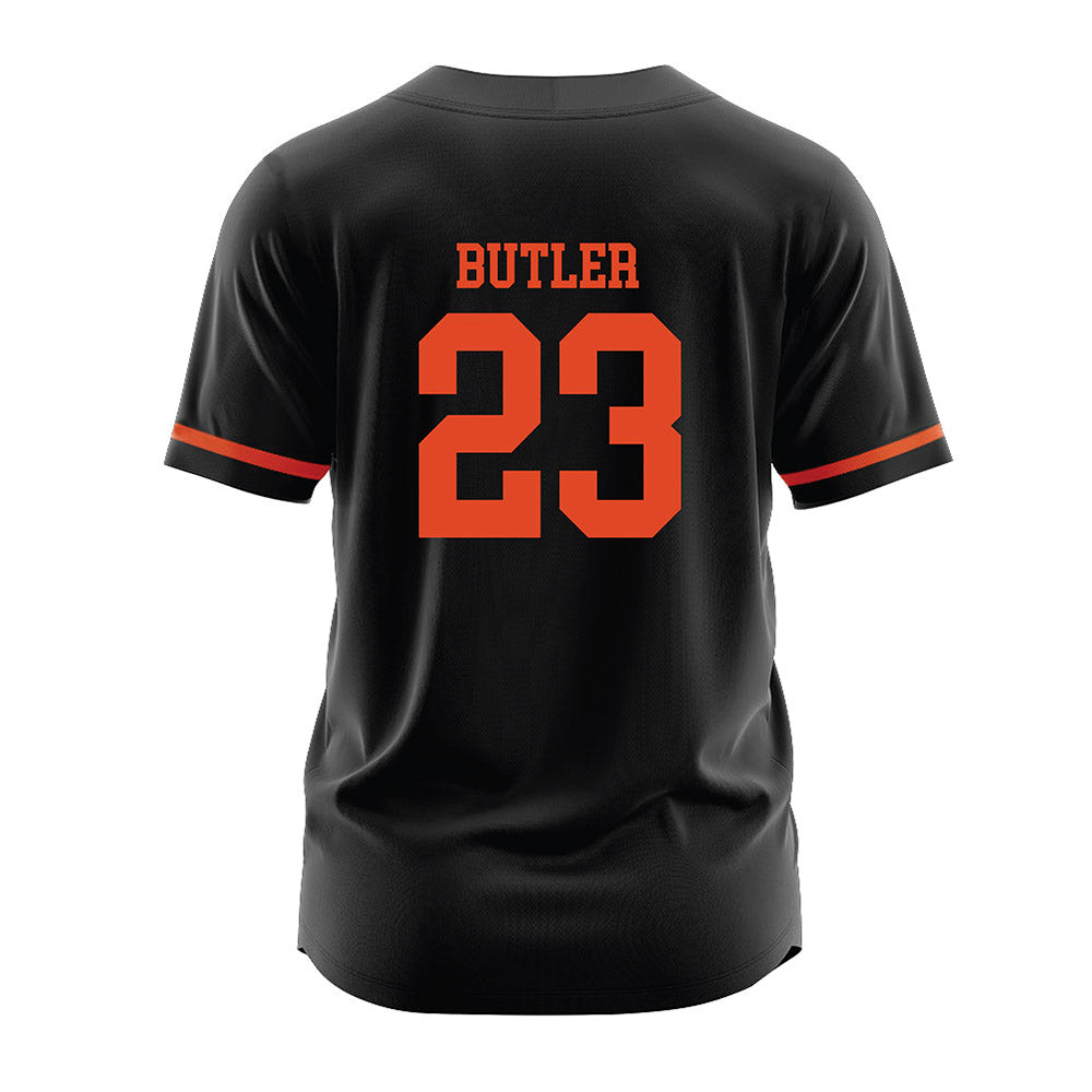 Oregon State - NCAA Softball : Jaeya Butler - Black Jersey-1
