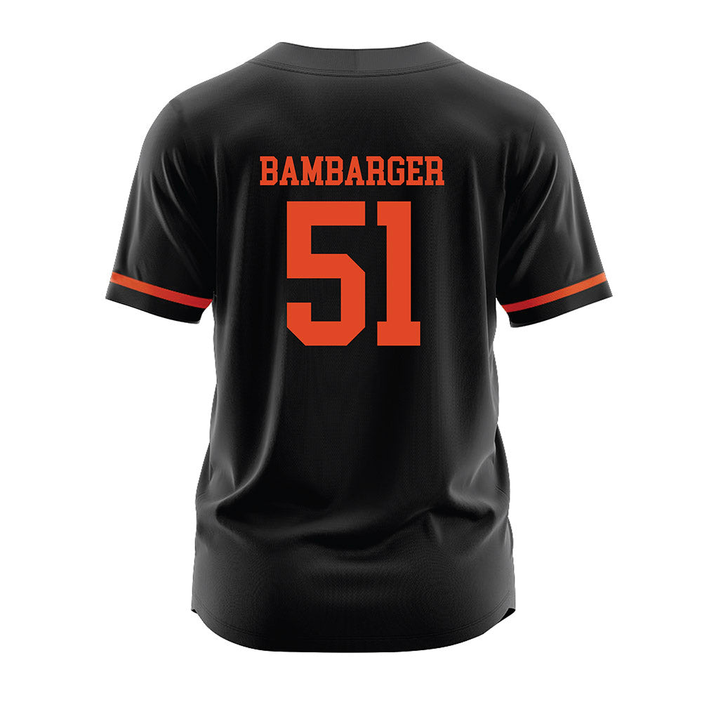 Oregon State - NCAA Softball : Paige Bambarger - Black Jersey-1