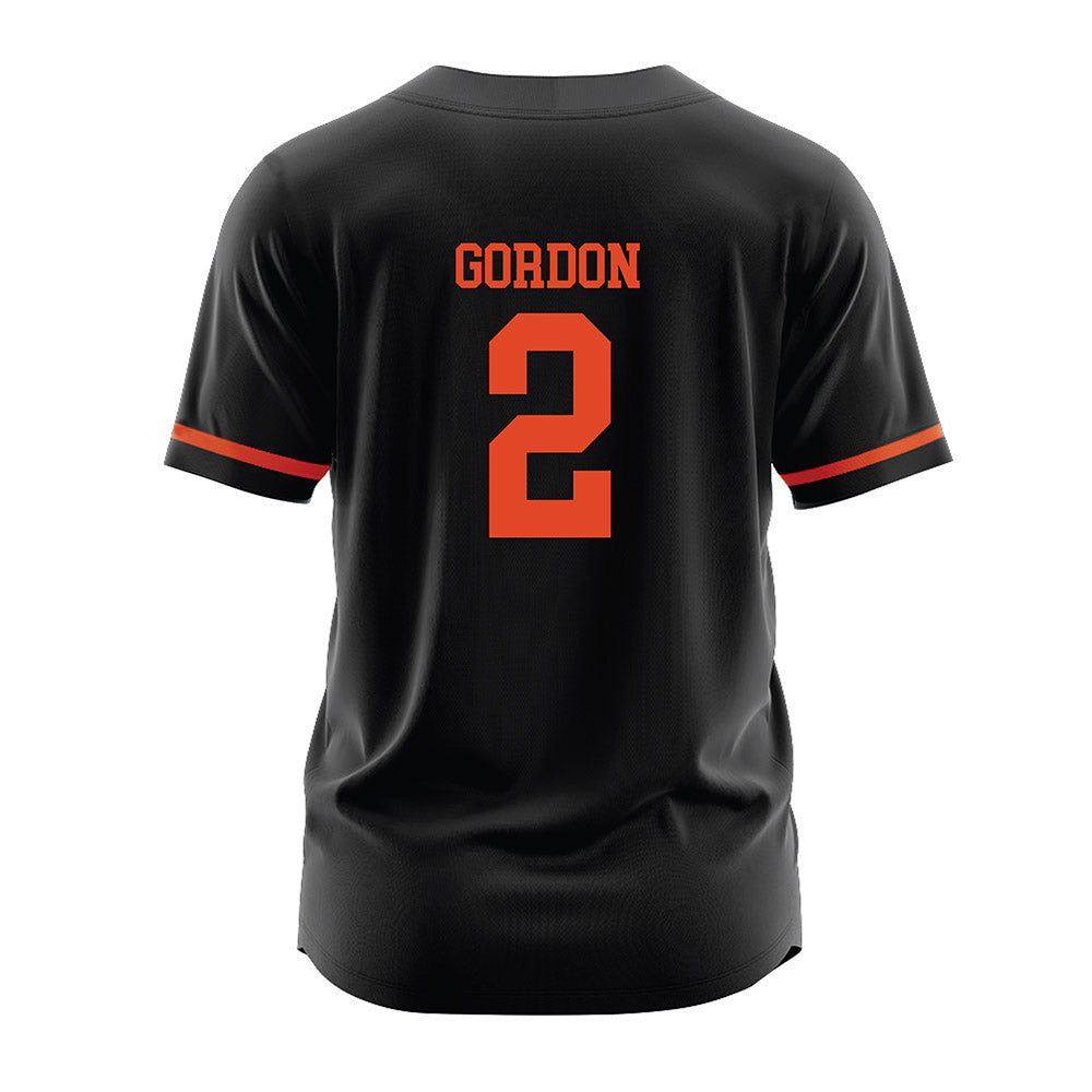 Oregon State - NCAA Softball : Camrynn gordon - Black Jersey-1