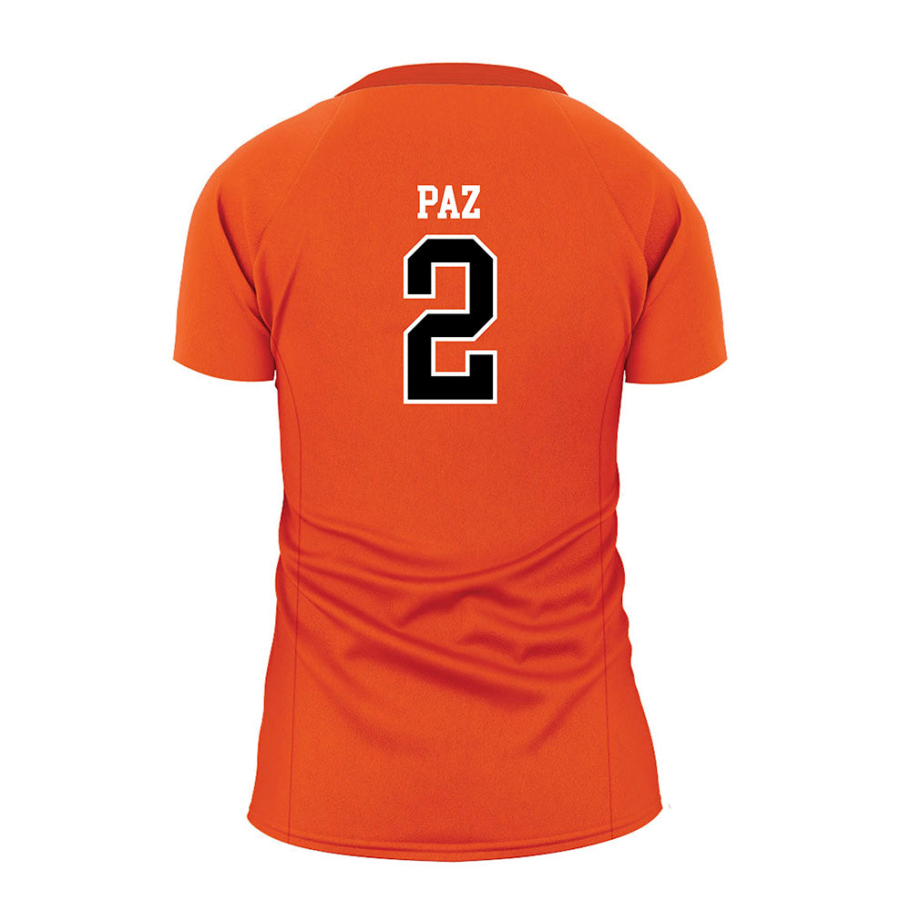 Oregon State - NCAA Women's Volleyball : Alondra Paz - Orange Volleyball Jersey-1