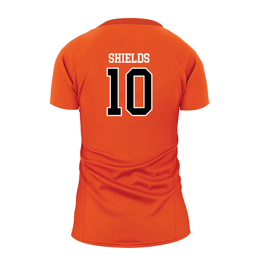 Oregon State - NCAA Women's Volleyball : Regan Shields - Orange Volleyball Jersey-1