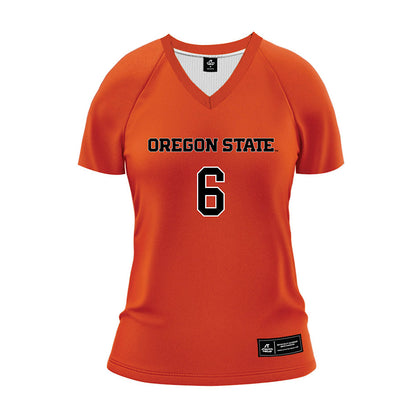 Oregon State - NCAA Women's Volleyball : Bridget Gould - Orange Volleyball Jersey-0