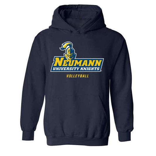 Neumann - NCAA Men's Volleyball : Javier Santos - Classic Shersey Hooded Sweatshirt-0