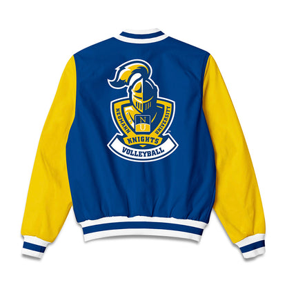 Neumann - NCAA Men's Volleyball : Javier Santos - Bomber Jacket-2