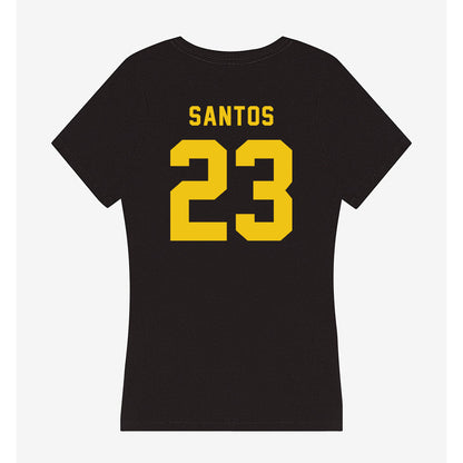 Neumann - NCAA Men's Volleyball : Javier Santos - Women's V-Neck T-Shirt-1