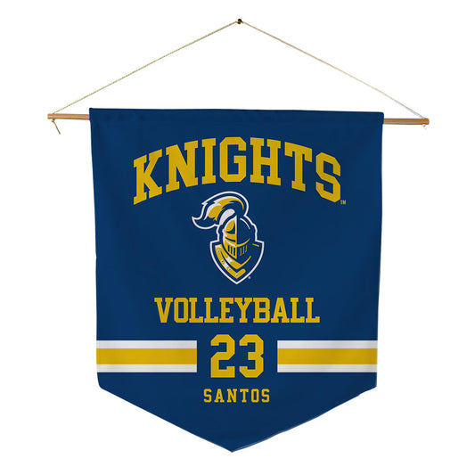Neumann - NCAA Men's Volleyball : Javier Santos - Pennant - 18" x 21"-0